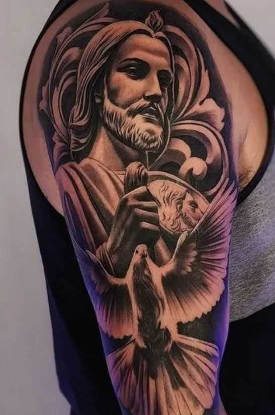 Top San Judas Tattoo Ideas Tattoo Tips Scopenew