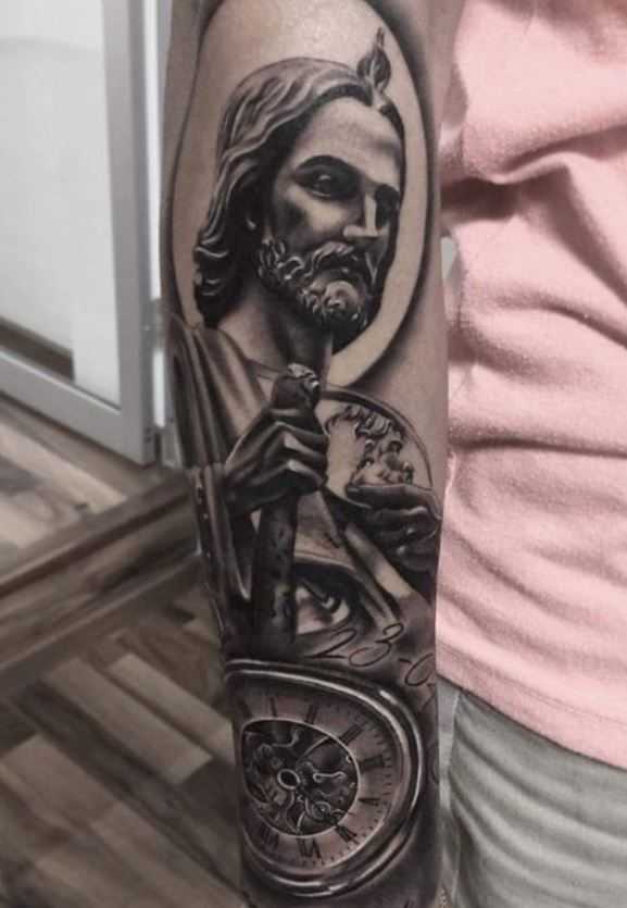 Top San Judas Tattoo Ideas Tattoo Tips Scopenew