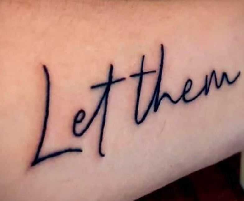 Let Them tattoo