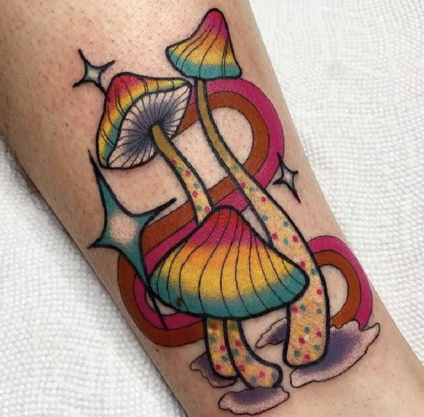 Mushroom tattoo